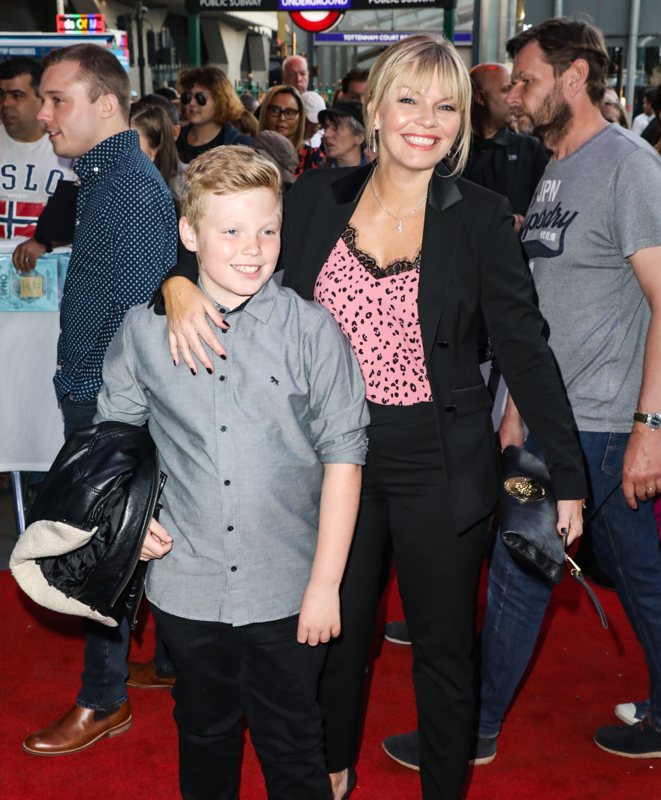 Kate thornton with her son