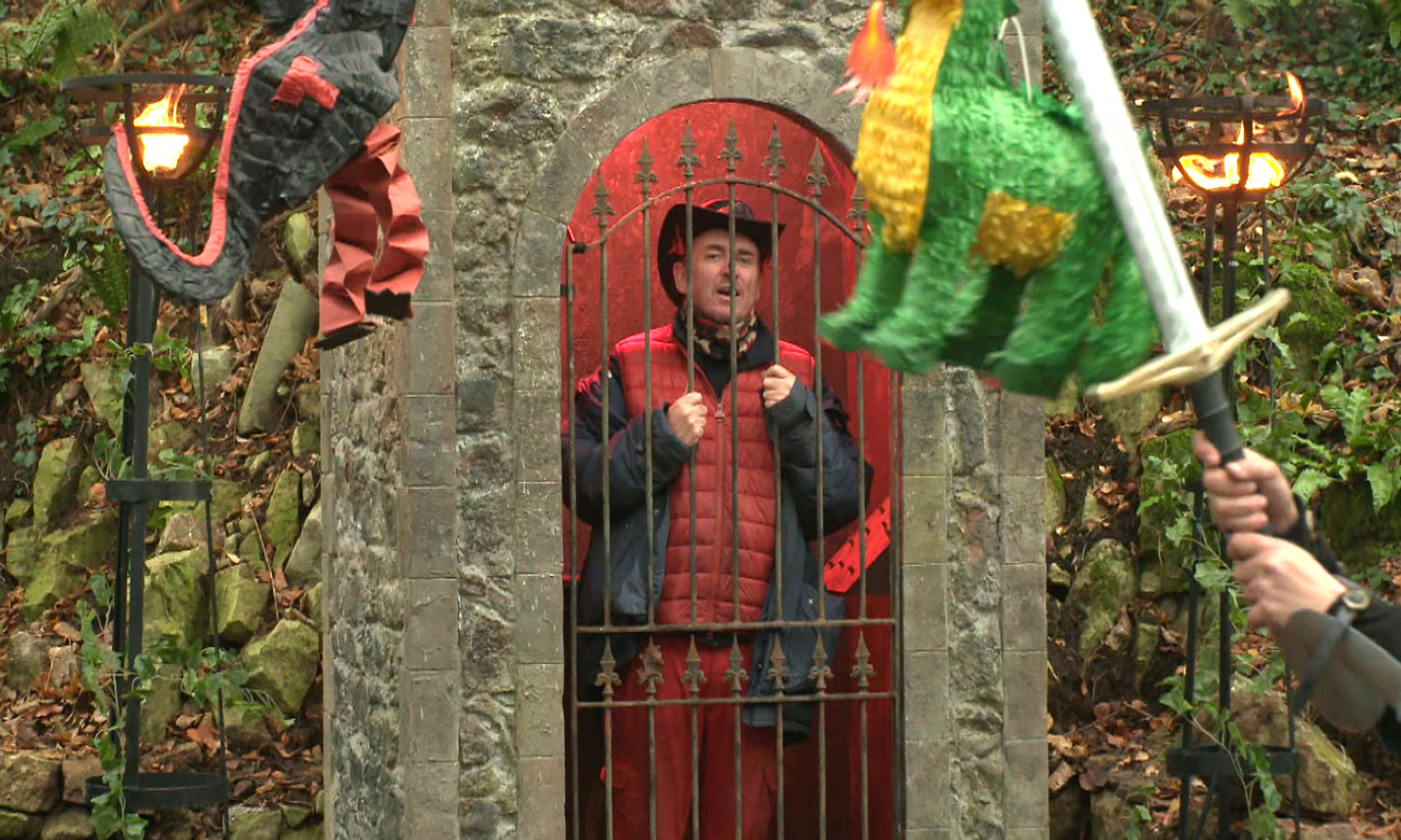 Shane in jail on I'm a celeb