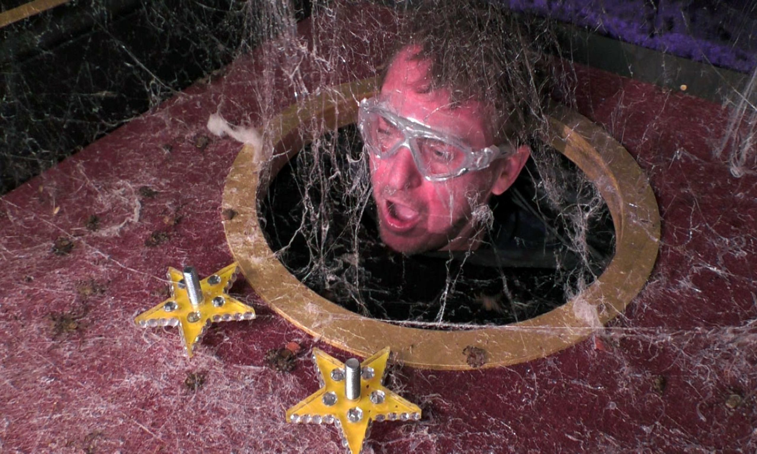 Shane doing a trial on I'm a celeb