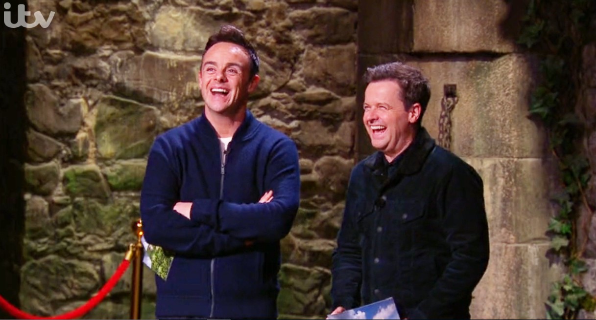 Ant and Dec during Shane Richie's trial on I'm A Celebrity