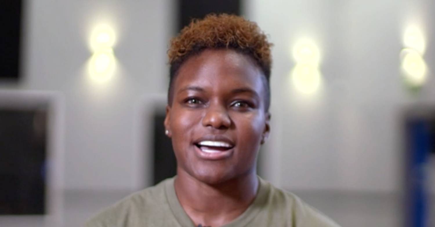 Nicola Adams in training for Strictly