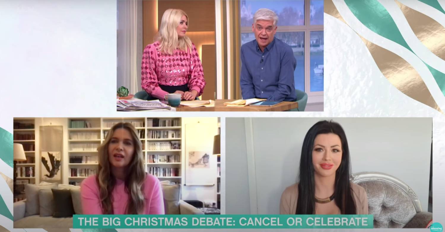 Holly Willoughby and Phillip Schofield host Christmas debate