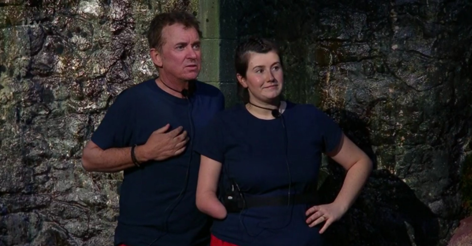 I'm A Celebrity stars Shane Richie and Hollie Arnold 