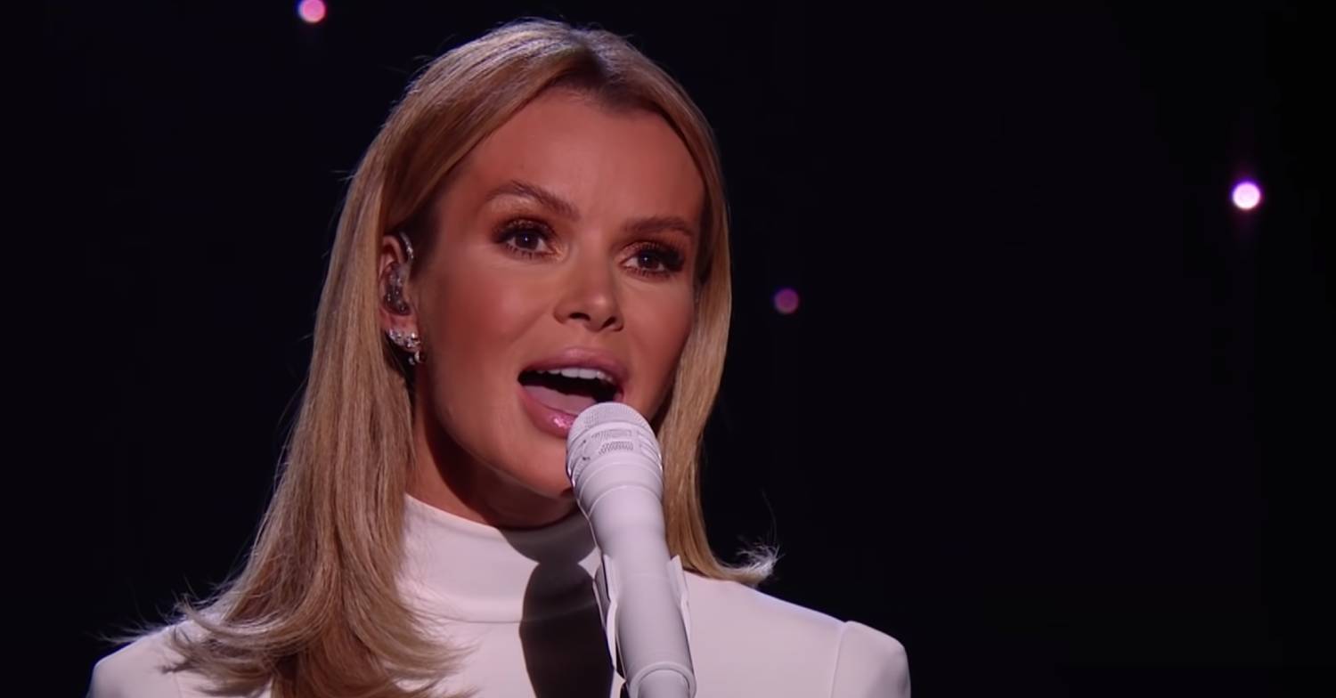 Amanda Holden sings on BGT