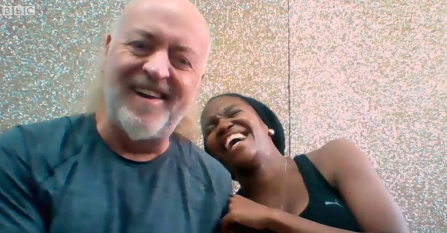 Bill Bailey and Oti Mabuse appear on Morning Live