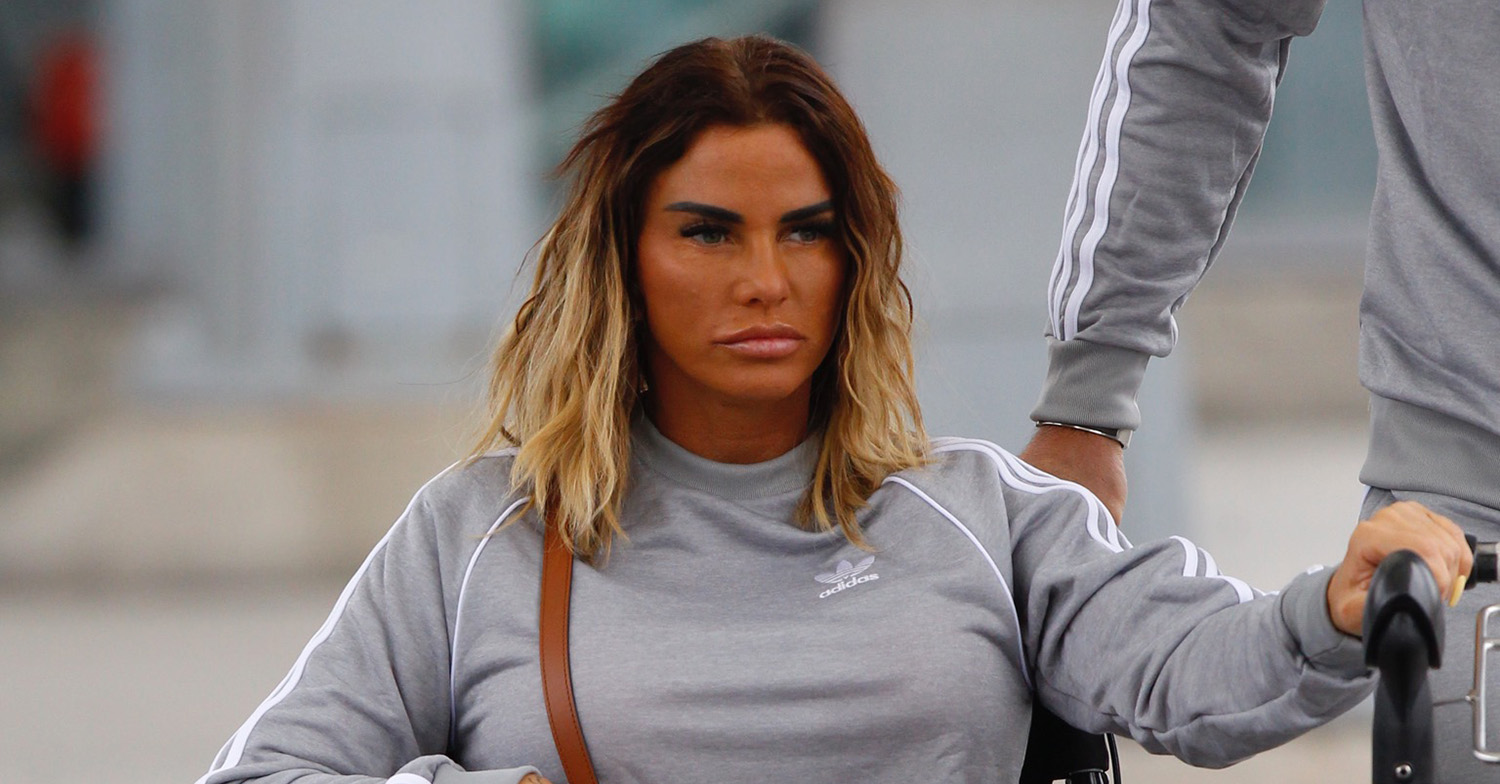 katie price, who has issued an update on the police investigation into the video mocking son Harvey