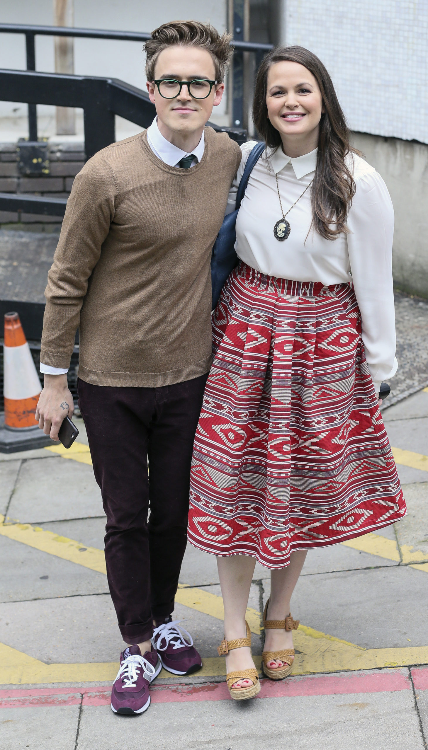 I'm A Celebrity star Giovanna Fletcher and her husband Tom 