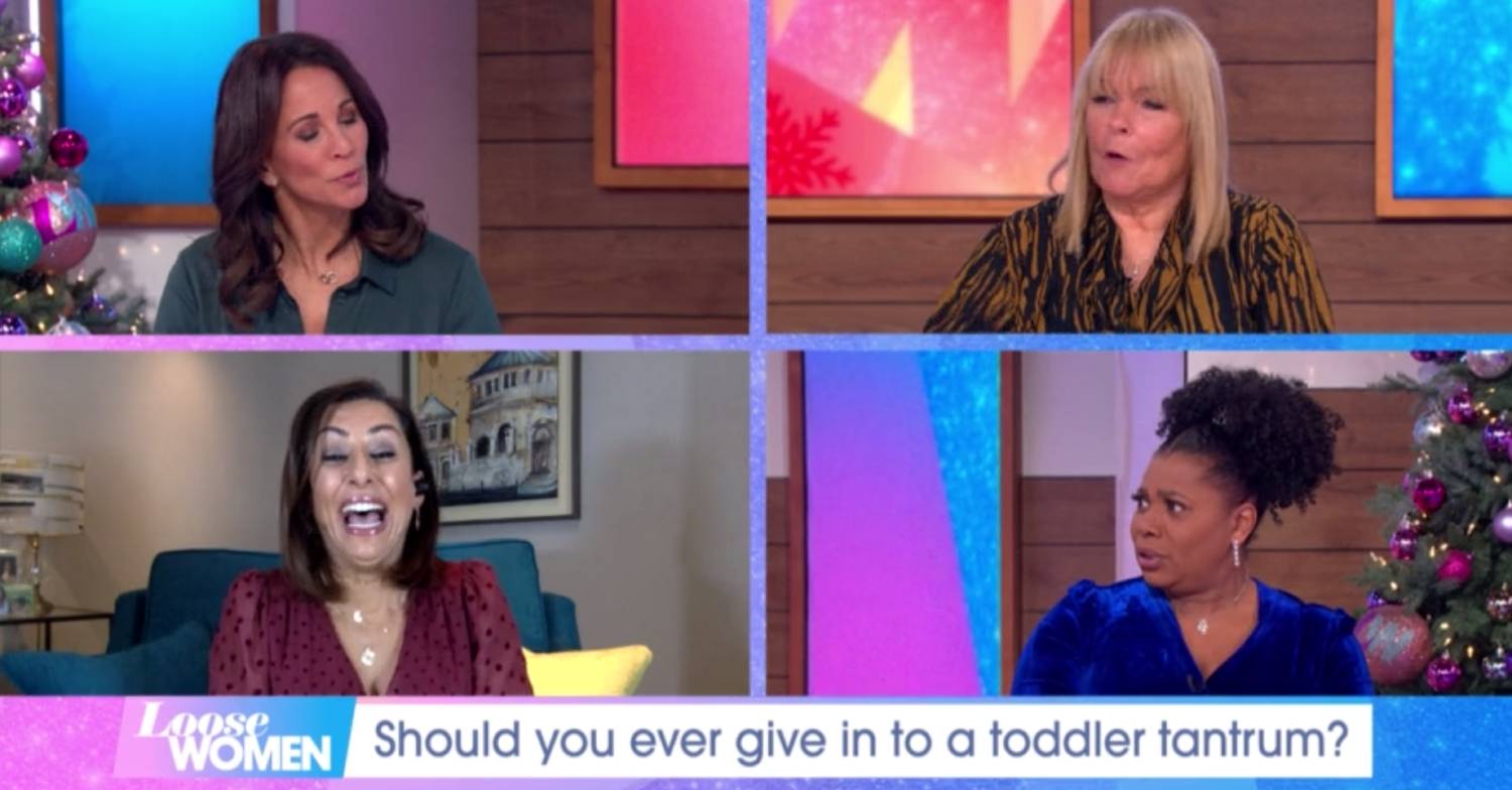 Linda Robson expresses her view on how to deal with a child during a tantrum