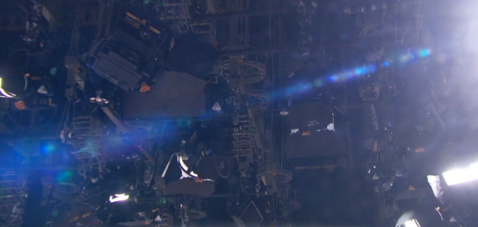 This Morning studio lights