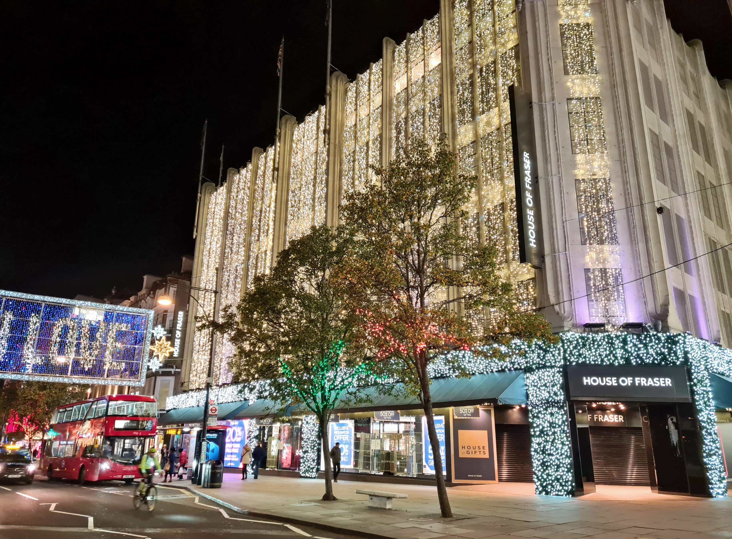 shoppers on Oxford Street