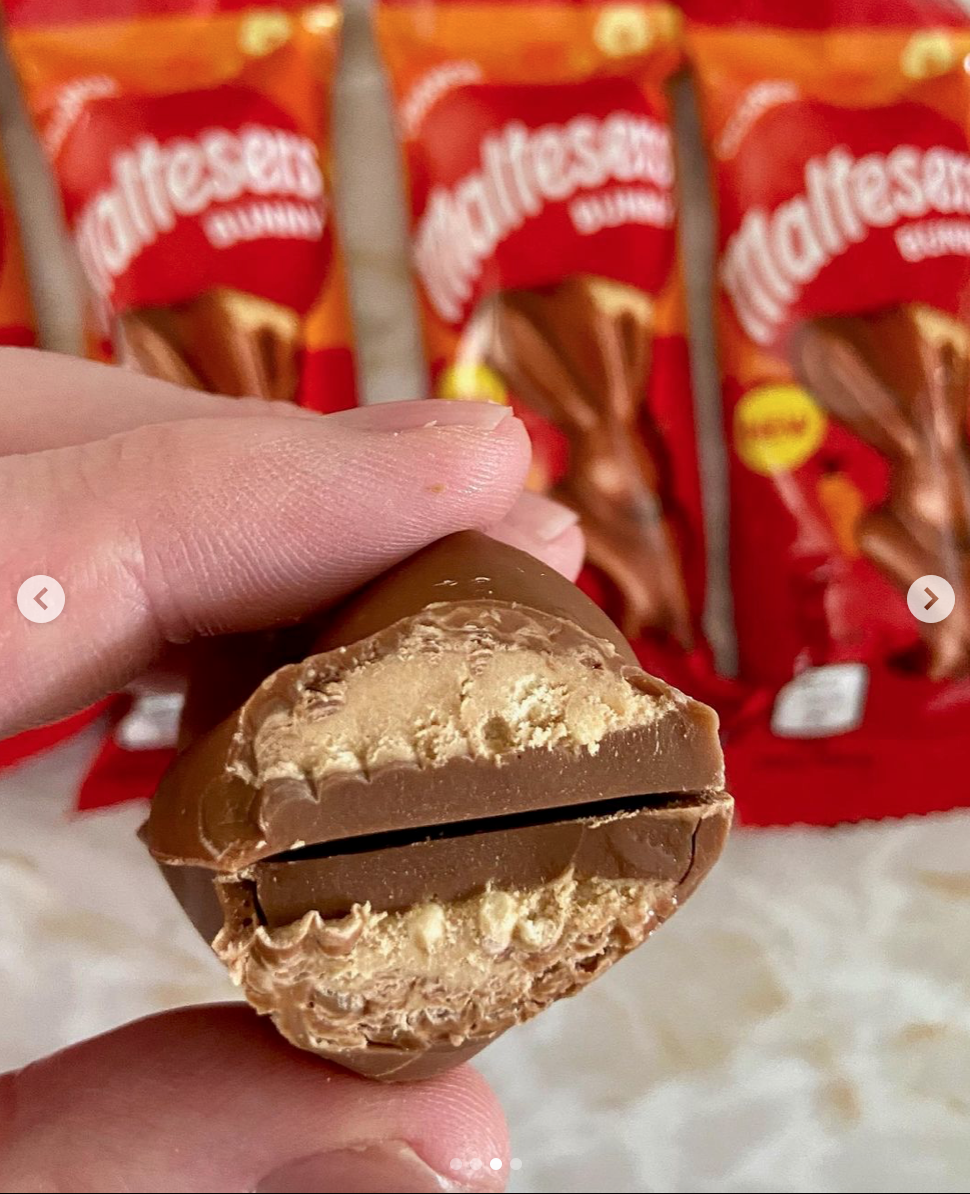 inside of maltesers bunny orange