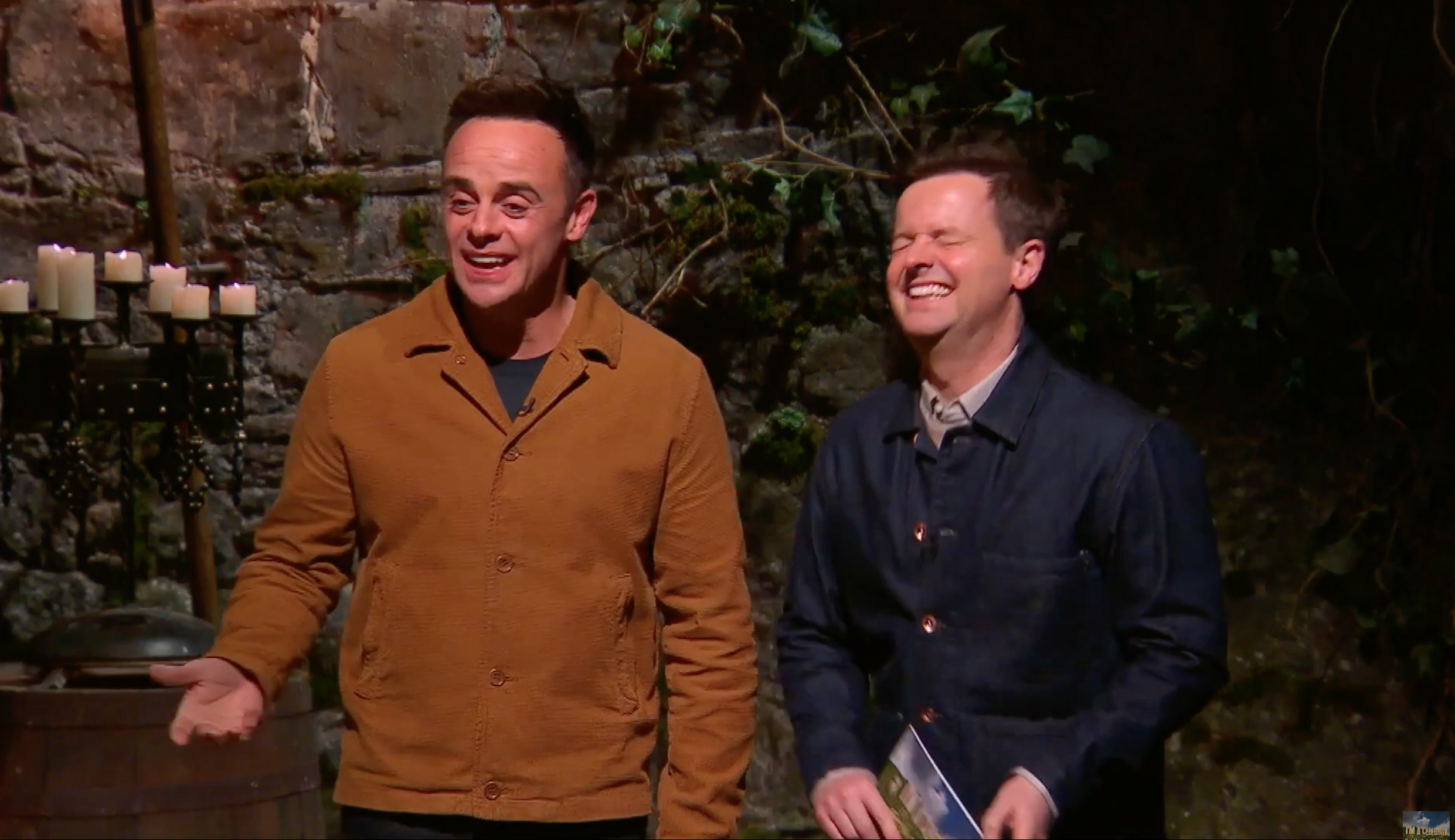 ant and dec on I'm a celeb