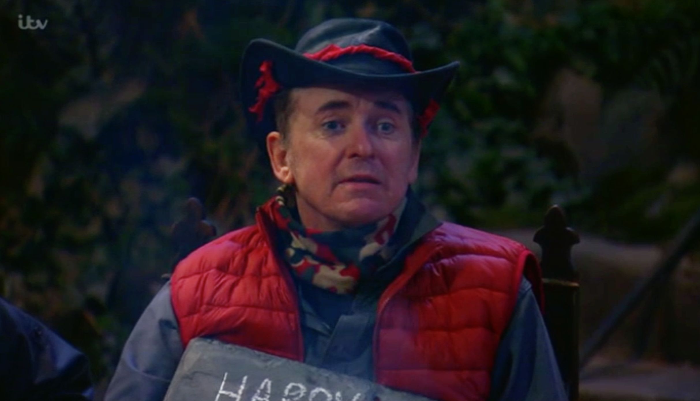 Shane on I'm a celeb