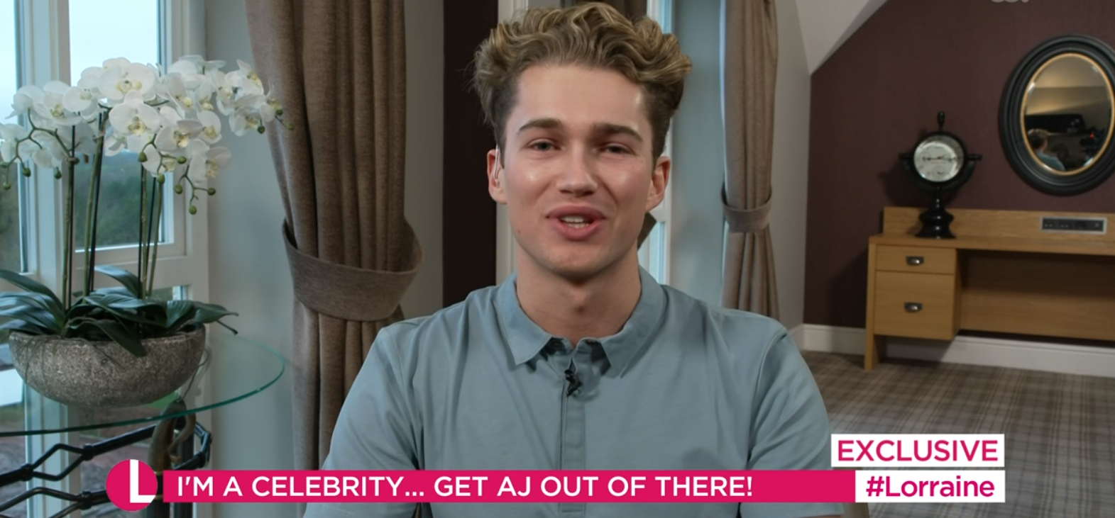 AJ Pritchard on I'm A Celebrity