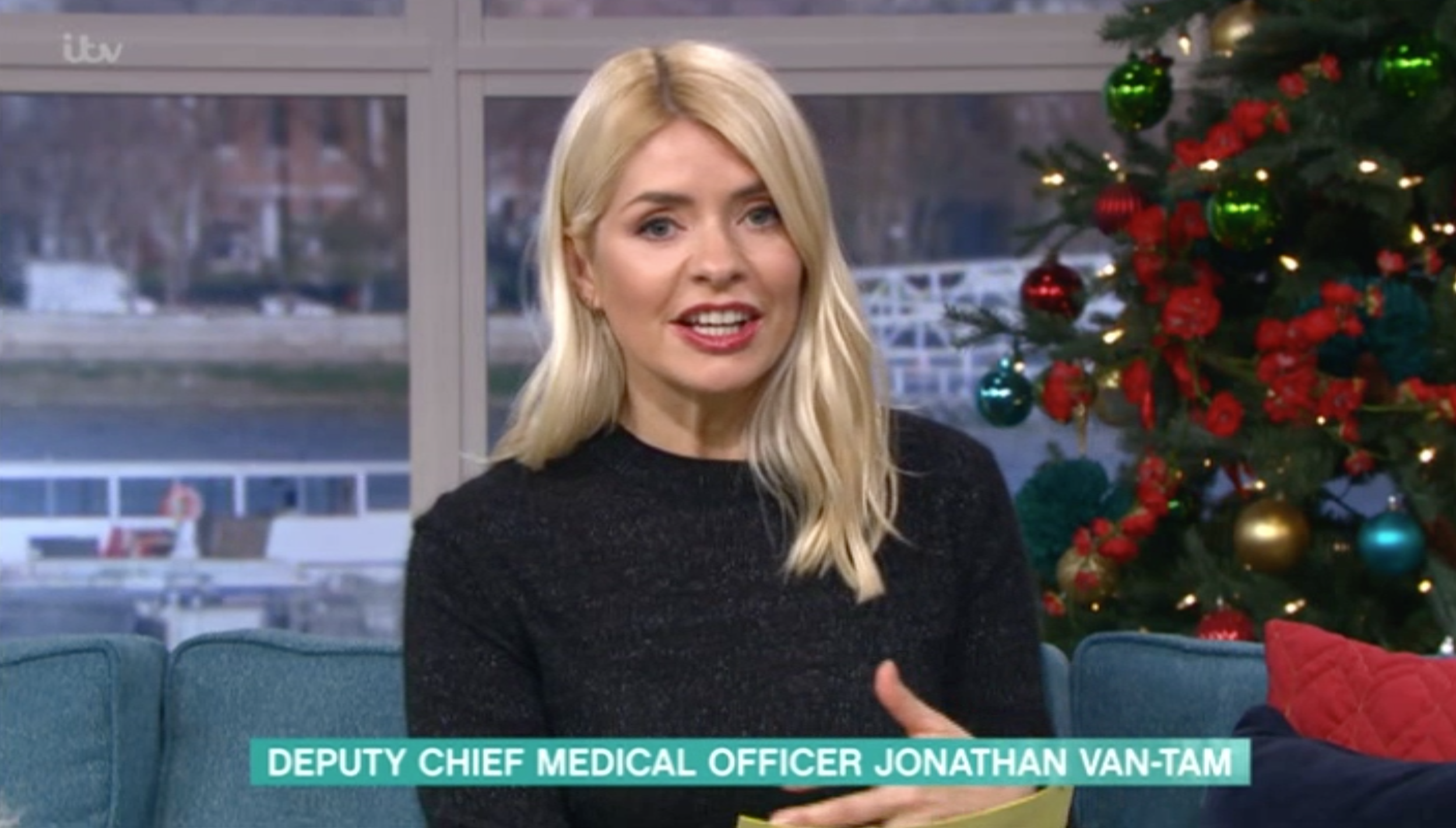 holly Willoughby fronting this morning