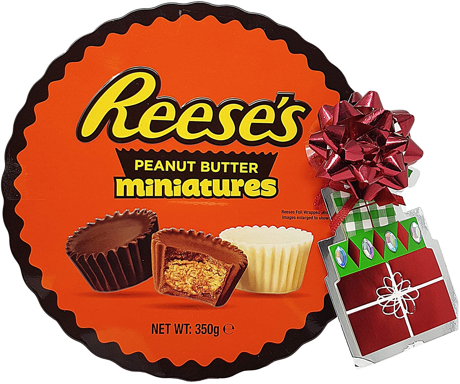 tin of peanut butter cups