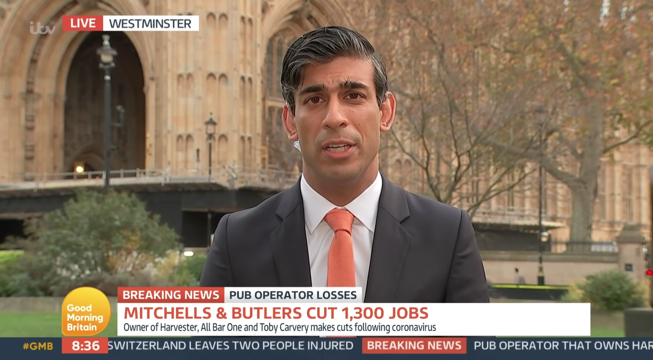 Ben Shephard clashes with Rishi Sunak on GMB