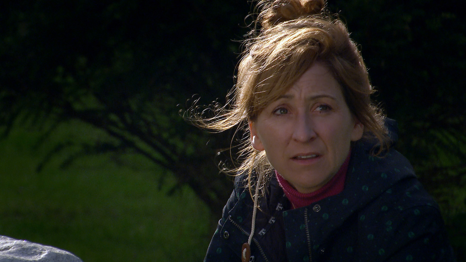 Emmerdale Laurel looks upset