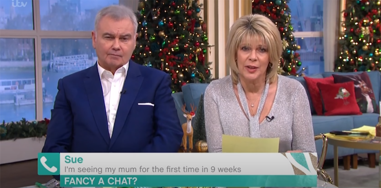Ruth Langsford and Eamonn Holmes on This Morning