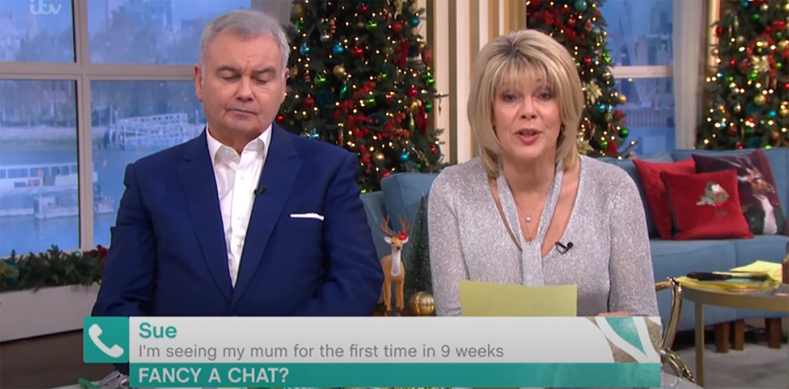Ruth Langsford and Eamonn Holmes on This Morning