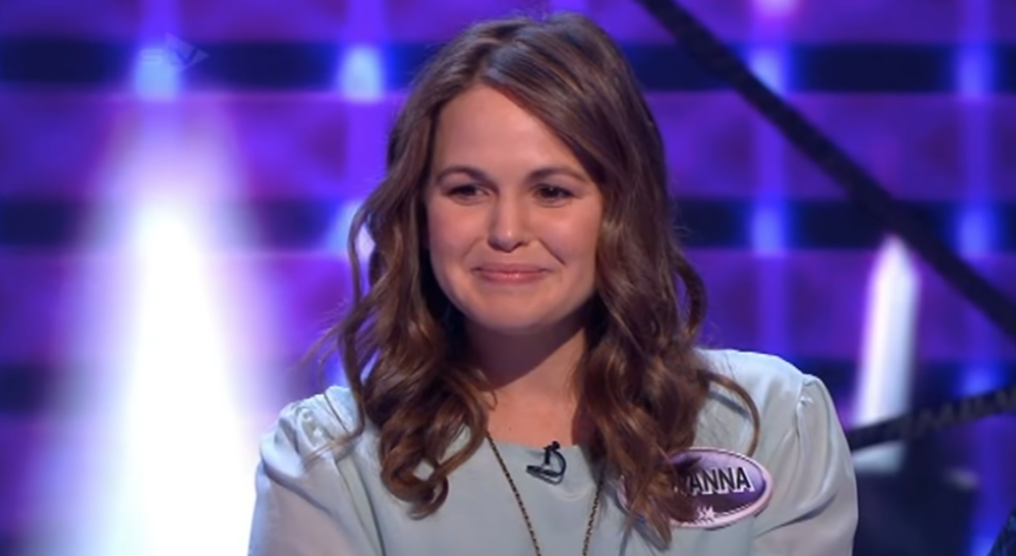 I'm A Celebrity star Giovanna Fletcher once appeared on Family Fortunes with Vernon Kay
