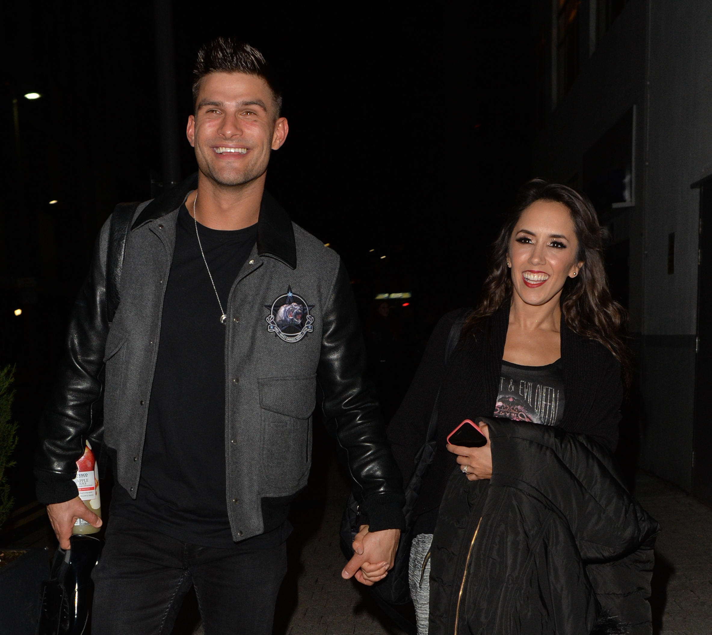 Strictly Come Dancing couple Aljaz Skorjanec and Janette Manrara