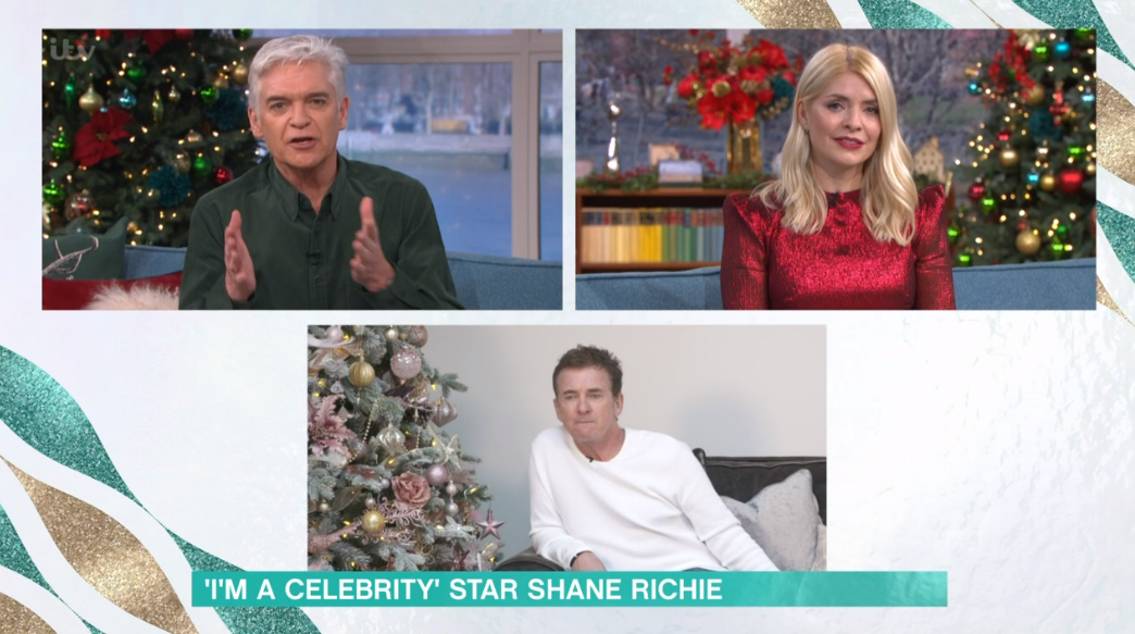 Shane Richie on This Morning praising Giovanna Fletcher, who said she once had a miscarriage