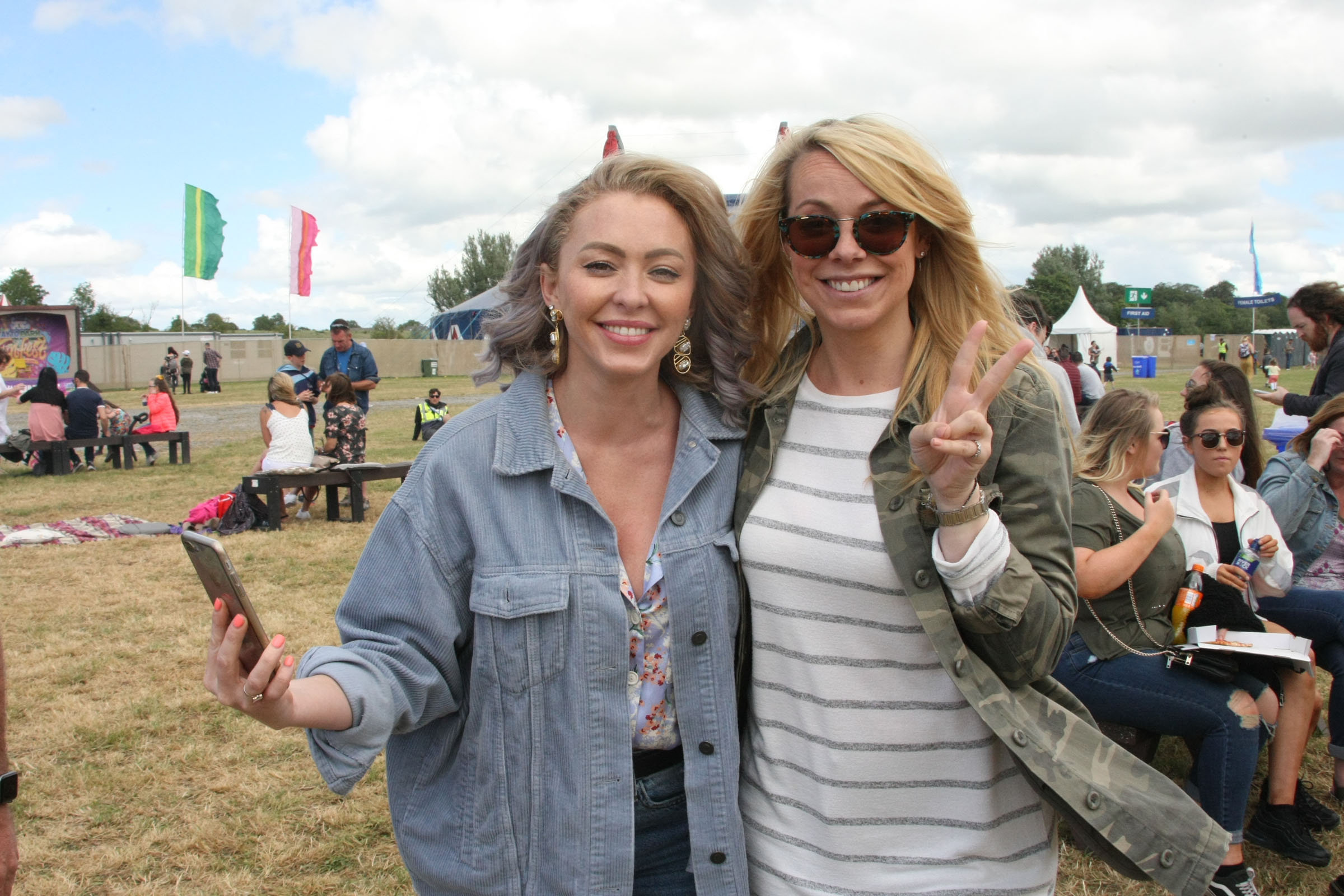 Natasha Hamilton with Liz McClarnon