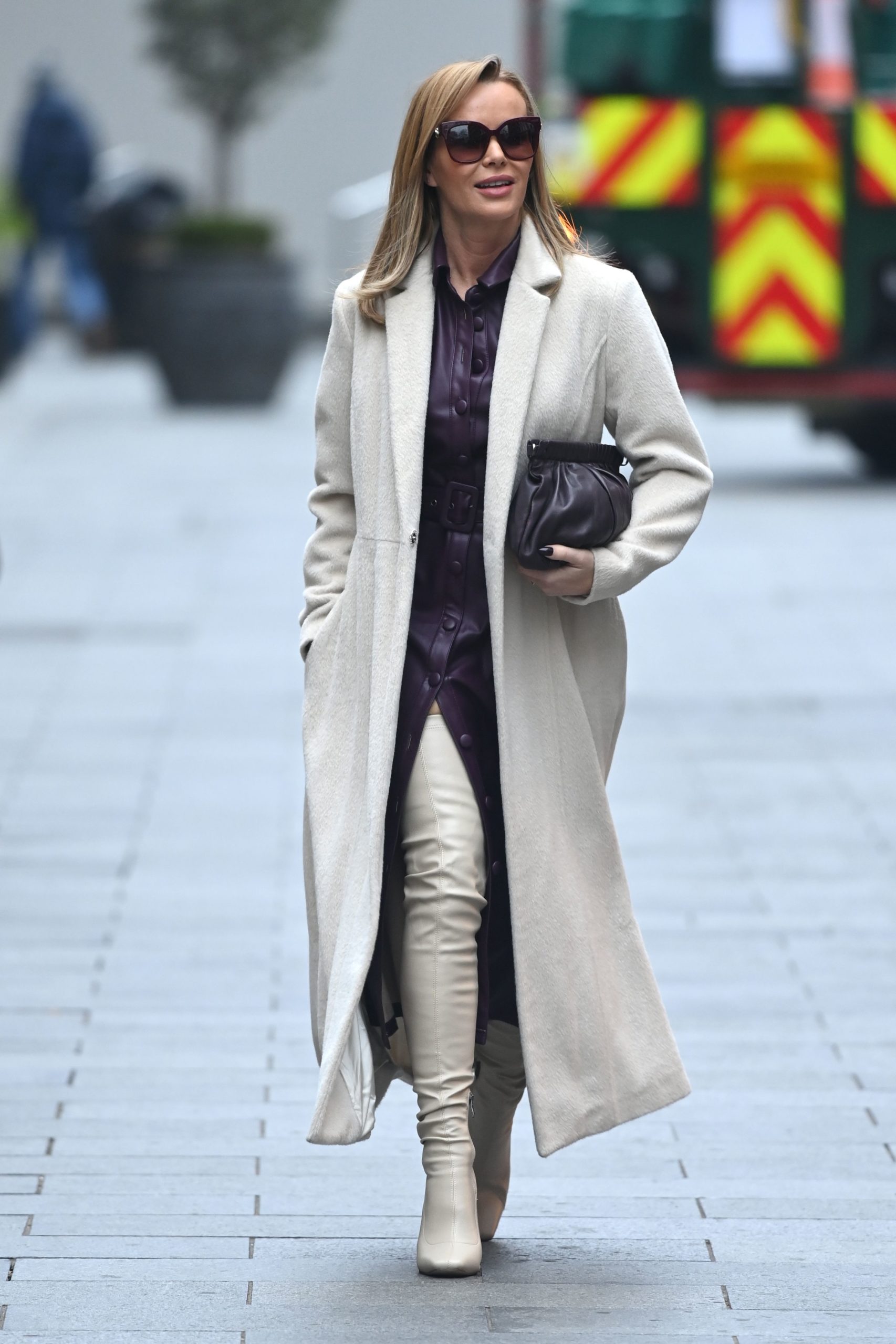 Amanda holden in thigh-high boots