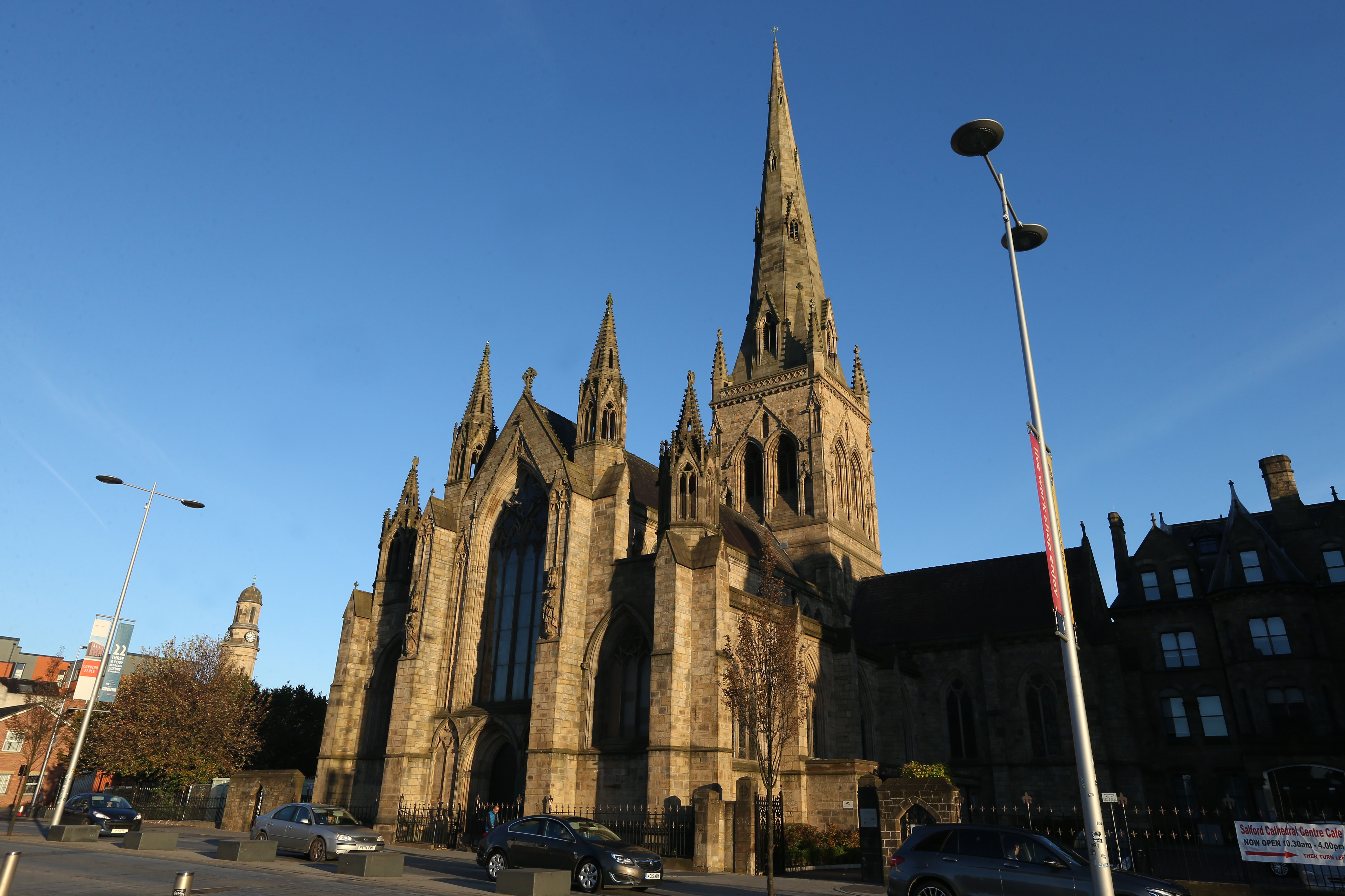 Salford Cathedral let its bells ring for Coronation Street
