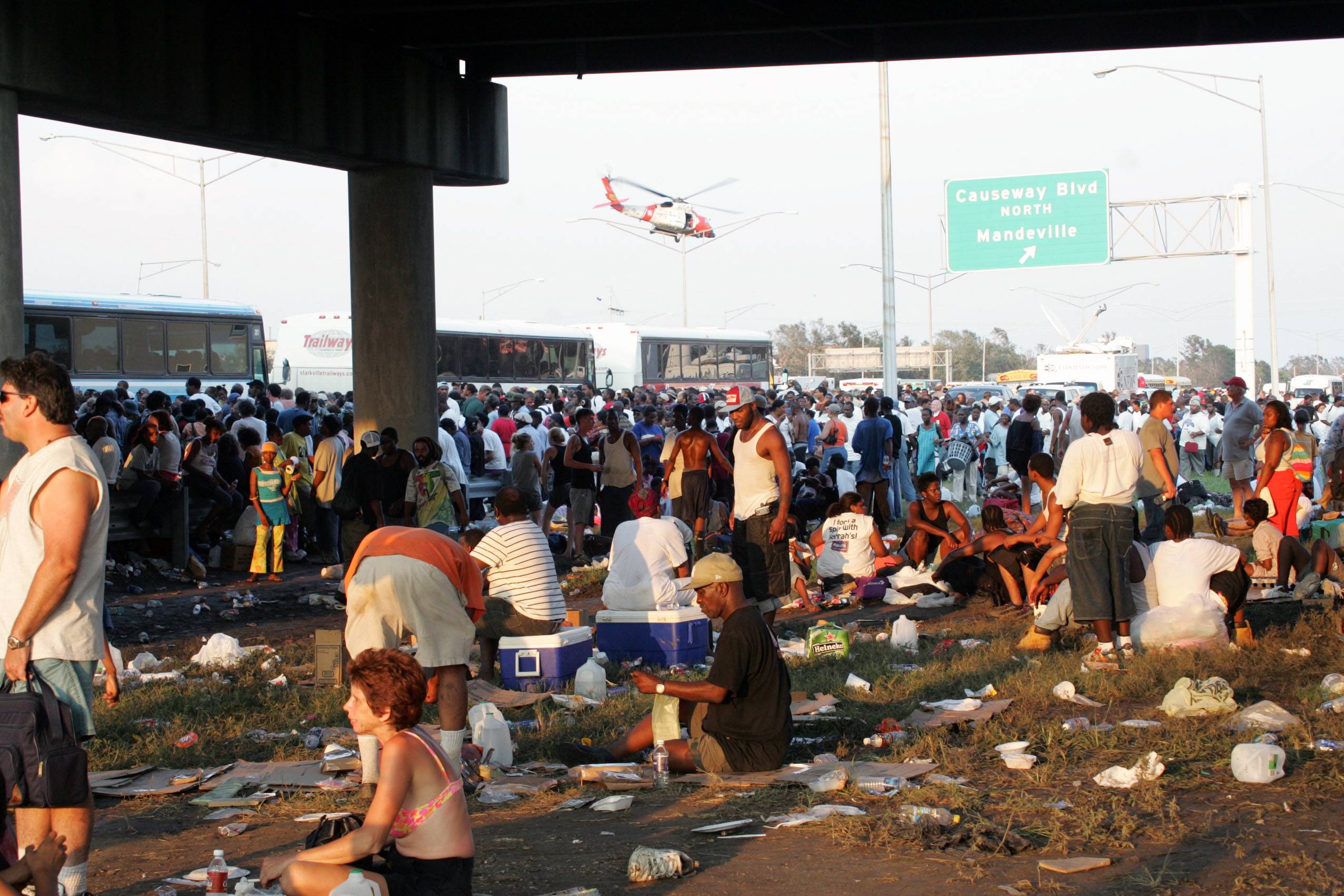 Hurricane Katrina devastation