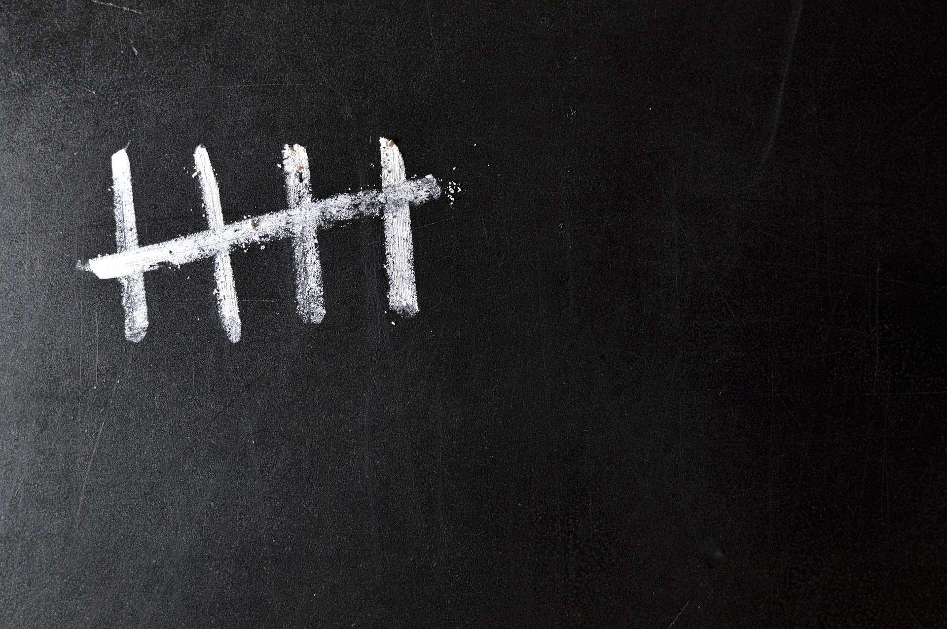 Tally of days spent in prison