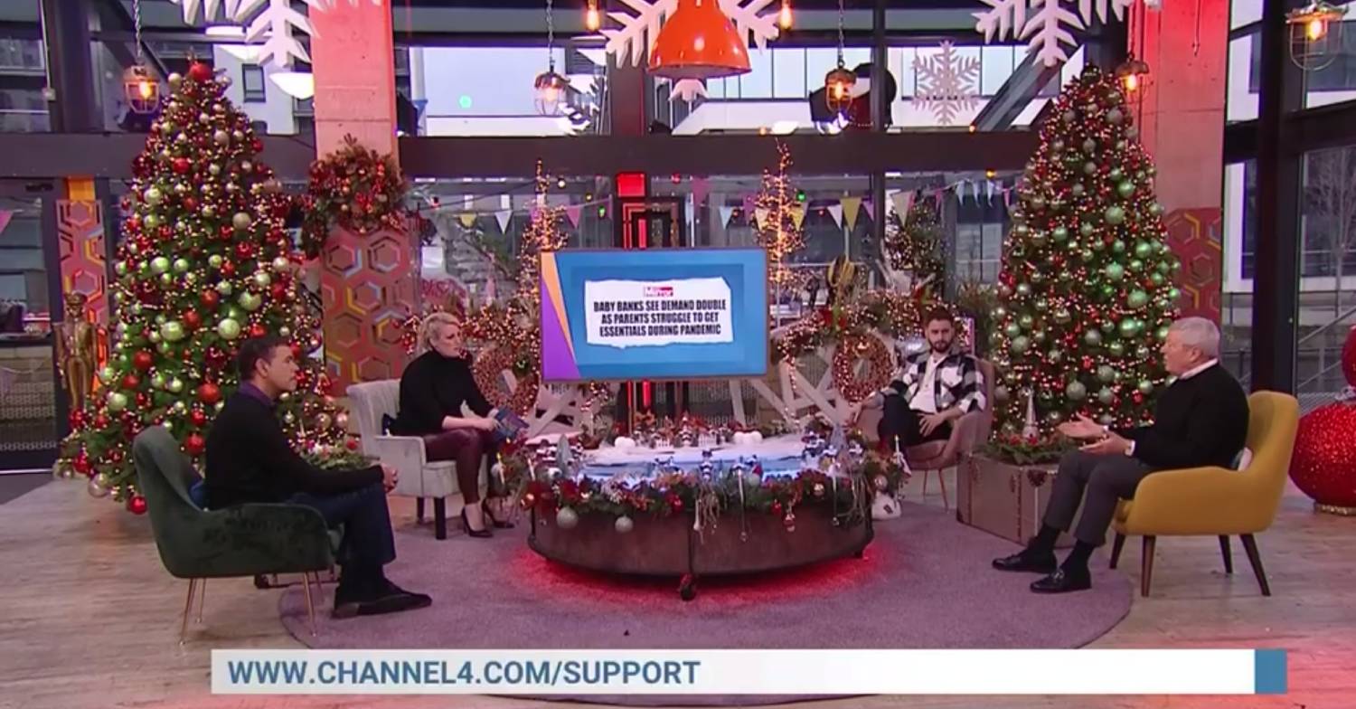 The plight of those relying on food banks was highlighted on Steph's Packed Lunch (Credit: Channel4.com)