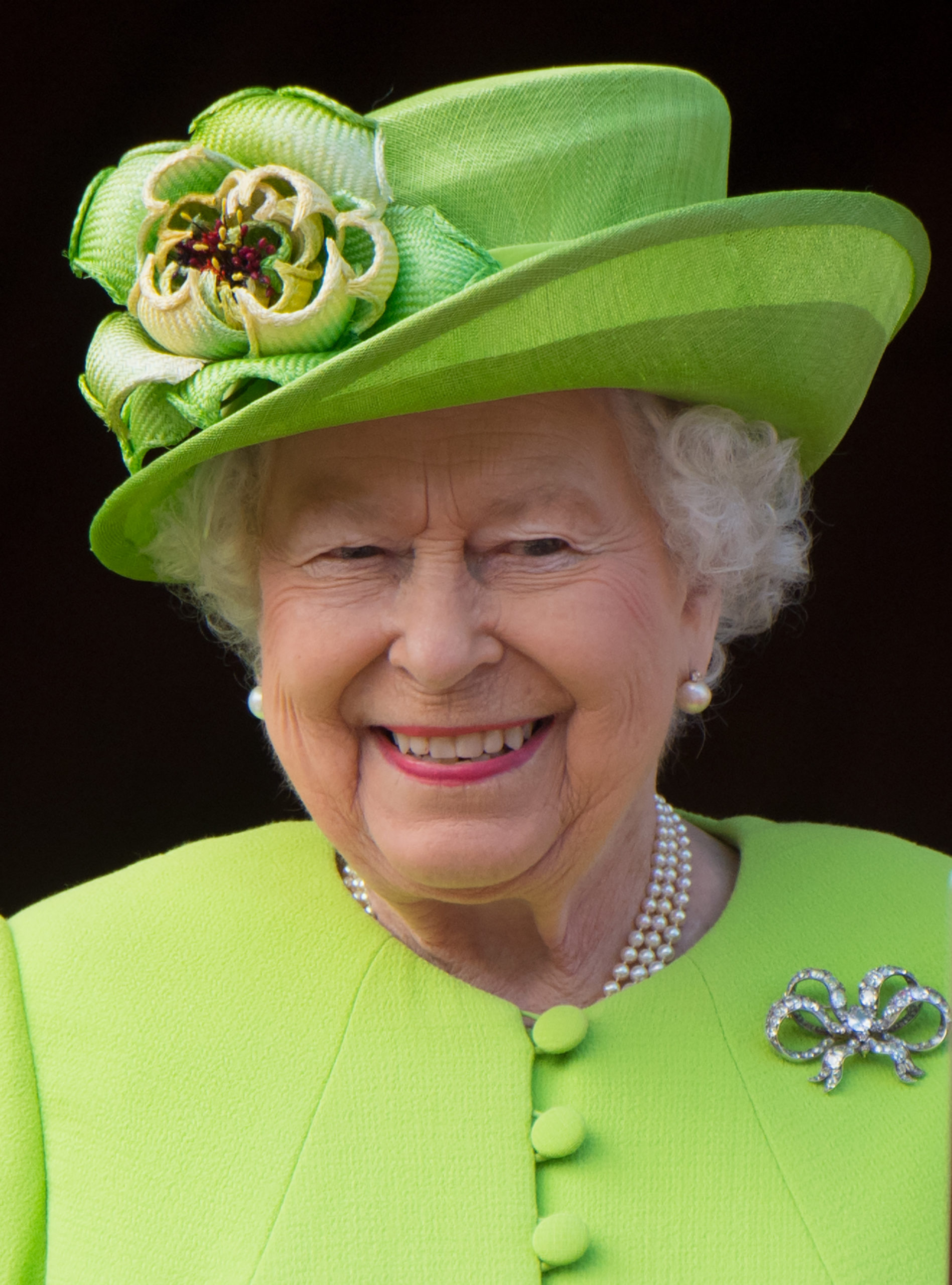 The Queen, whose fans all joked 'you're welcome' after the Royal Family Twitter tweeted 'thanks'