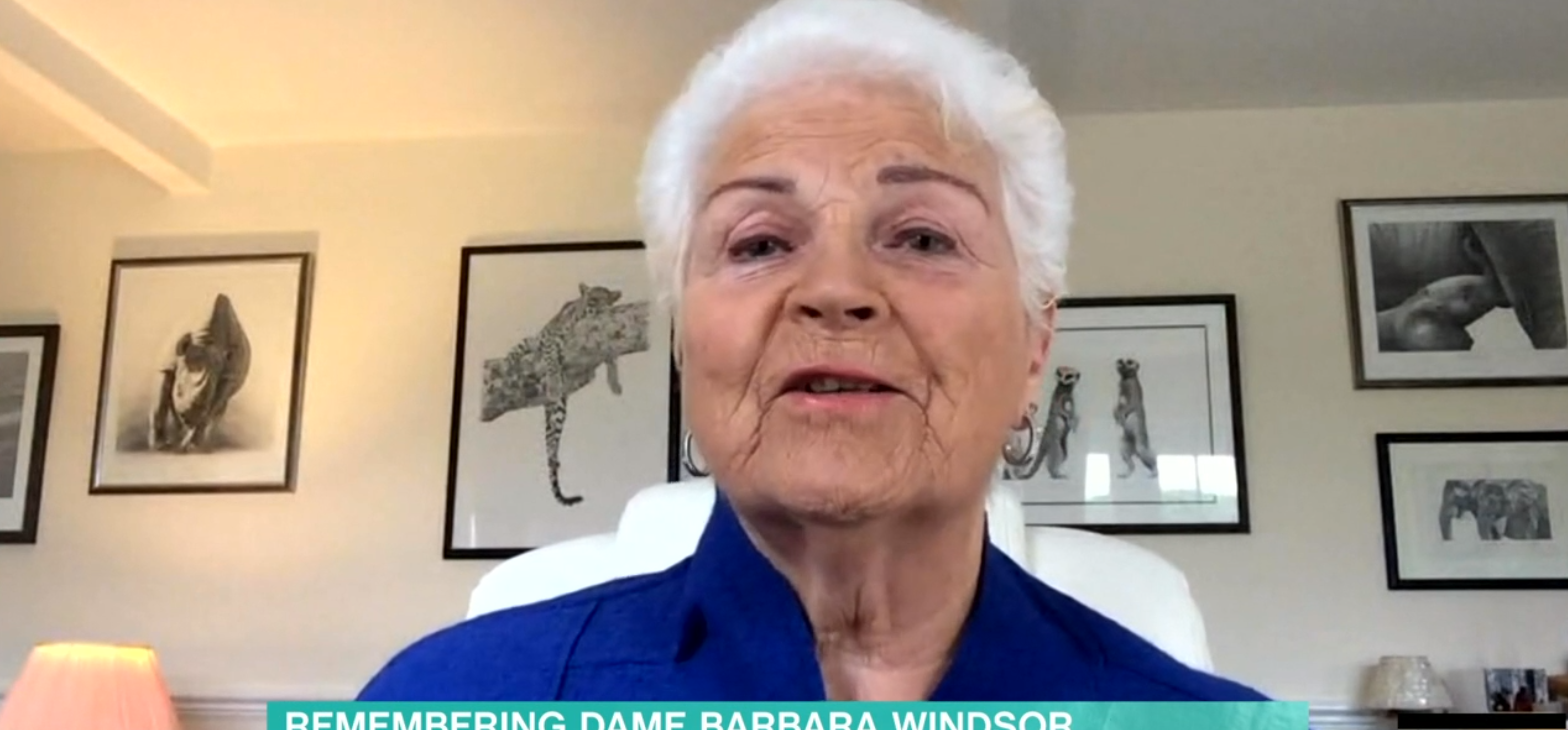 Pam St Clement on This Morning - talking about Barbara Windsor