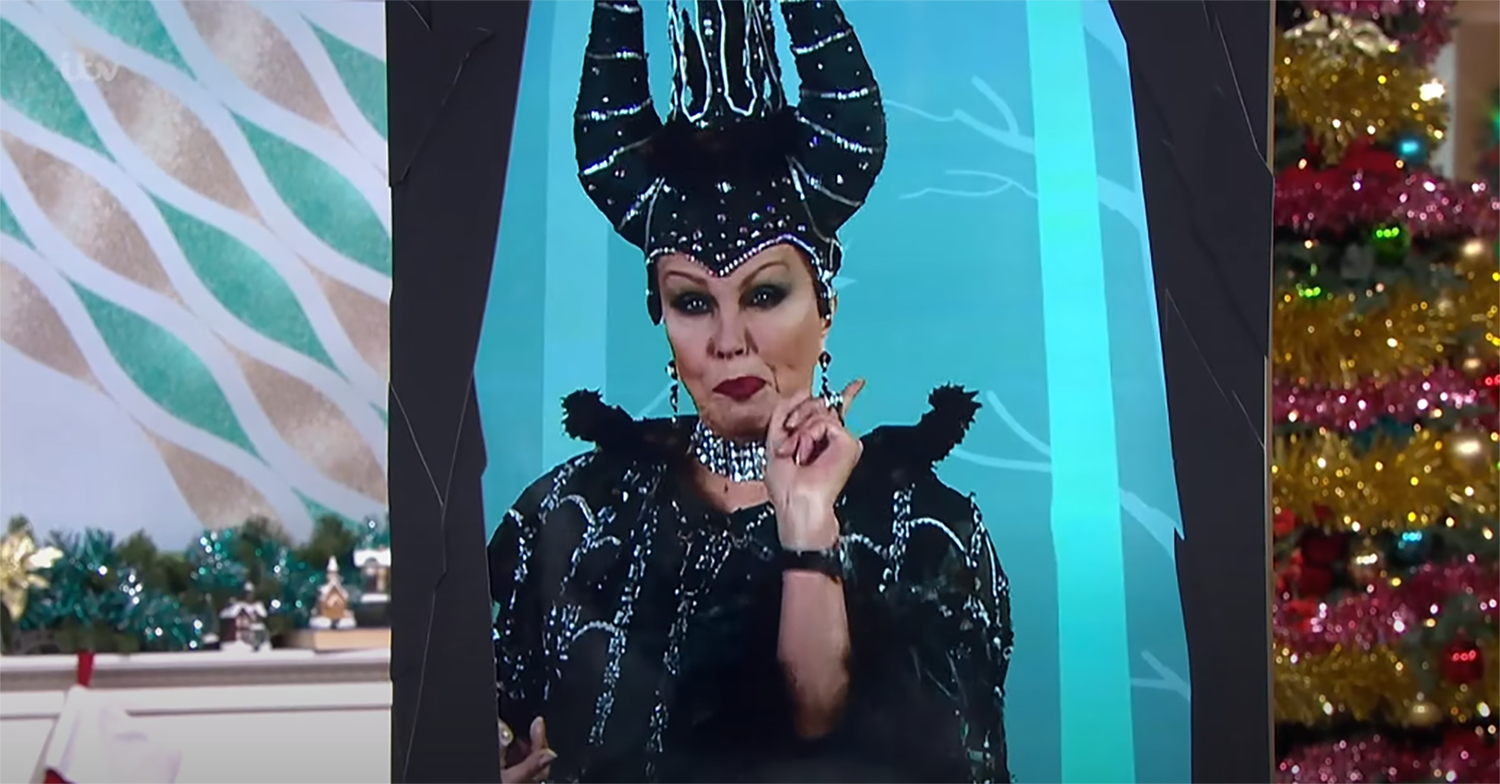 Joanna Lumley This Morning panto 2020