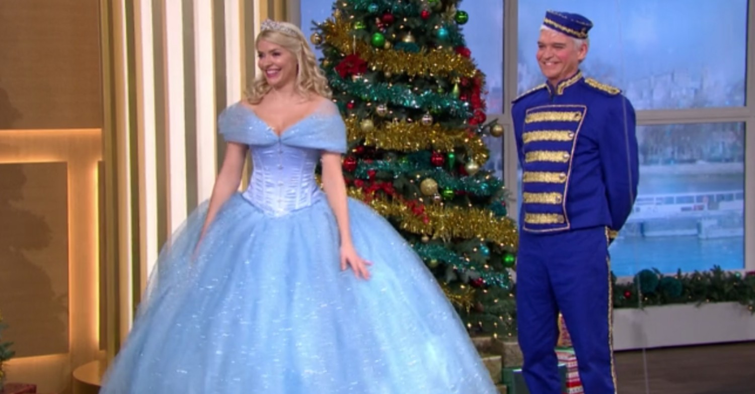 Holly Willoughby as Cinderella in This Morning panto