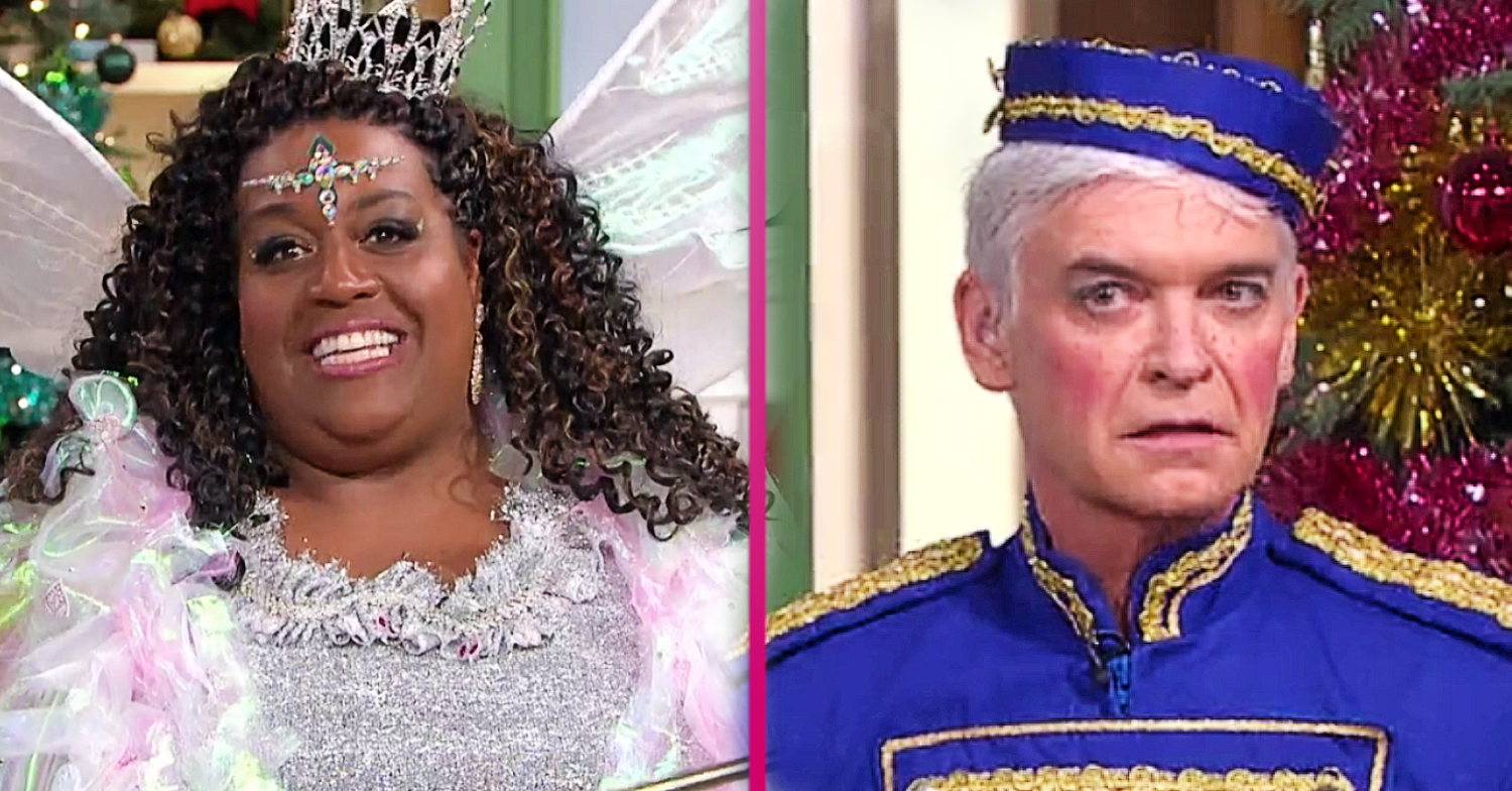 Alison Hammond makes a cheeky joke in the This Morning panto 2020