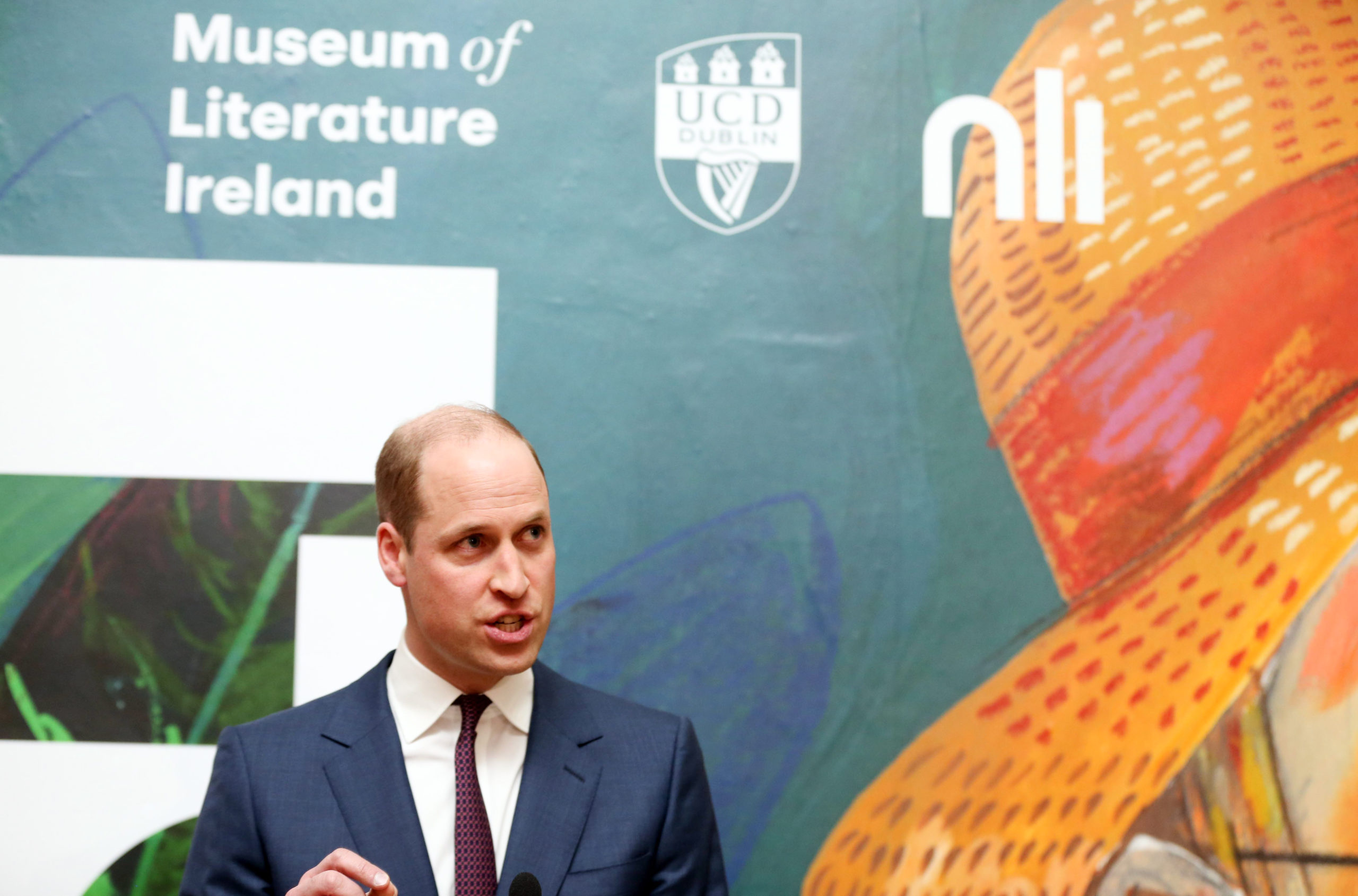 Prince William news: Duke shown speaking here at Ireland's Museum of Literature