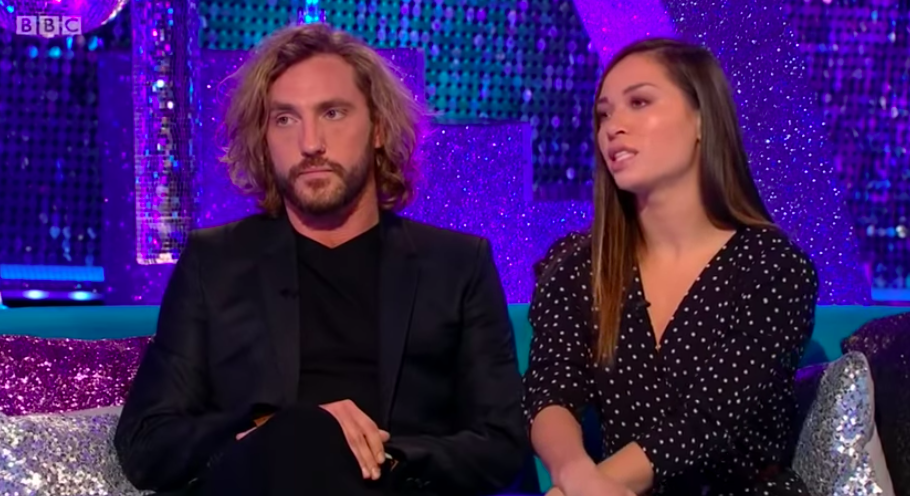 Strictly Coem Dancing pro Katya Jones with Seann Walsh