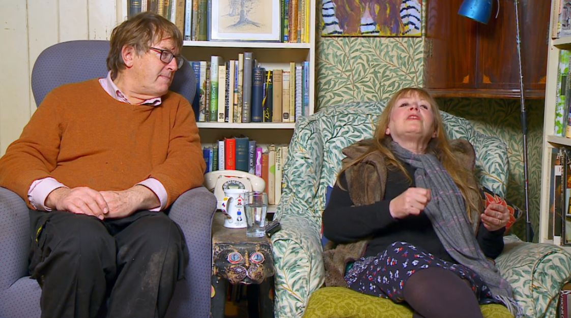 Gogglebox stars Giles and Mary