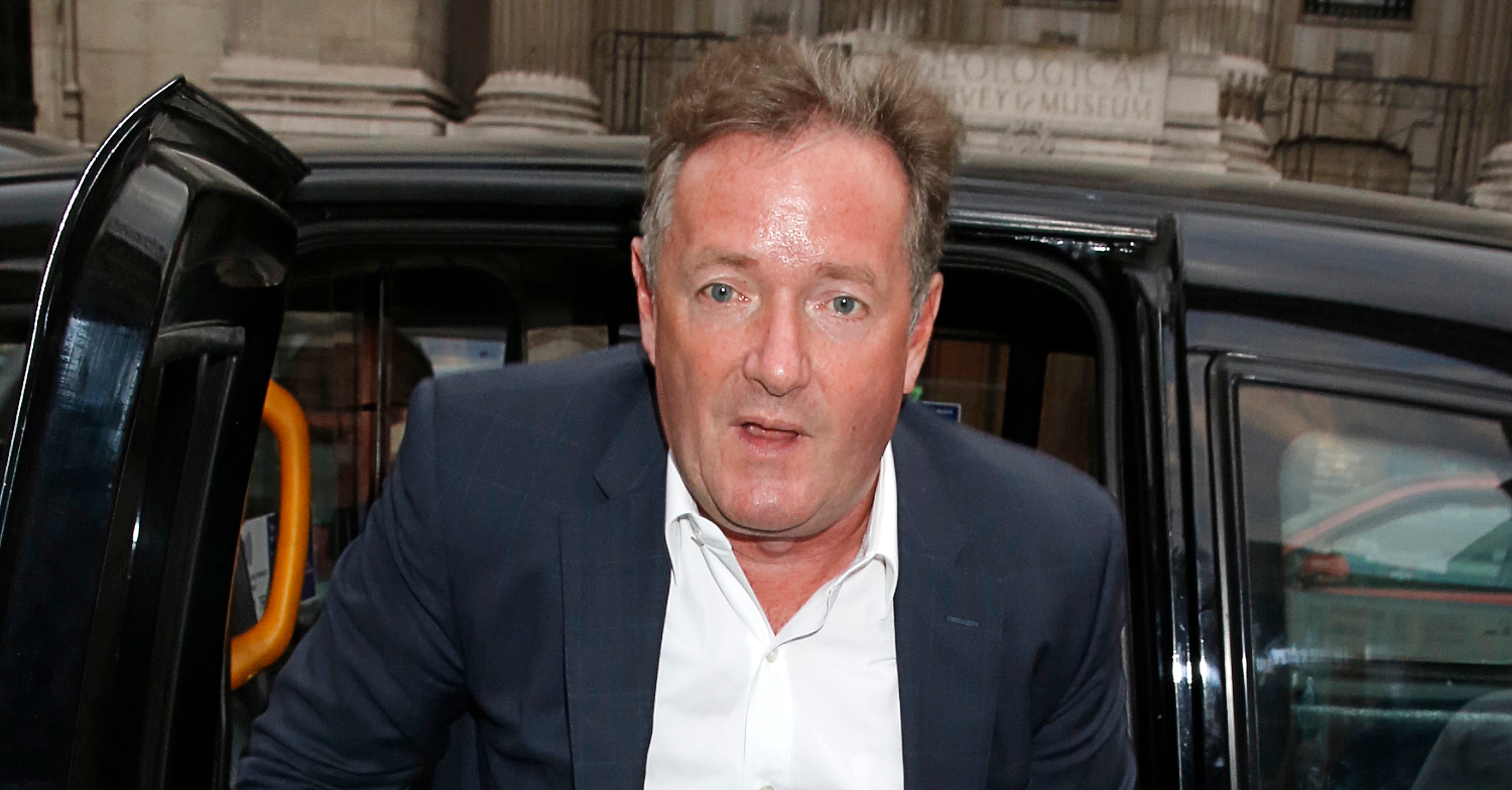 Piers Morgan admitted to being a covidiot after being cauht without a mask in a taxi