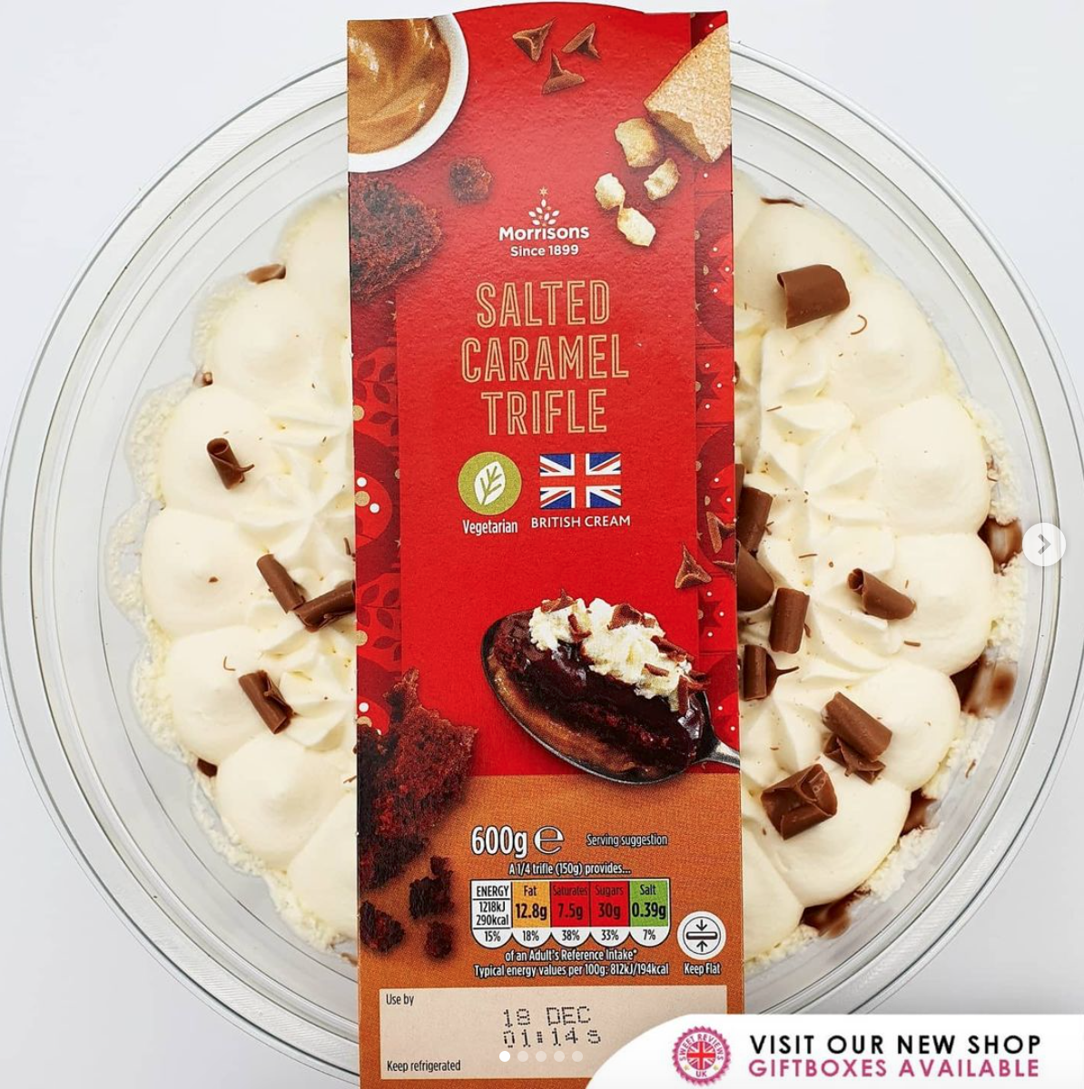 Christmas trifle Morrisons launches Salted Caramel Trifle and it's just £2