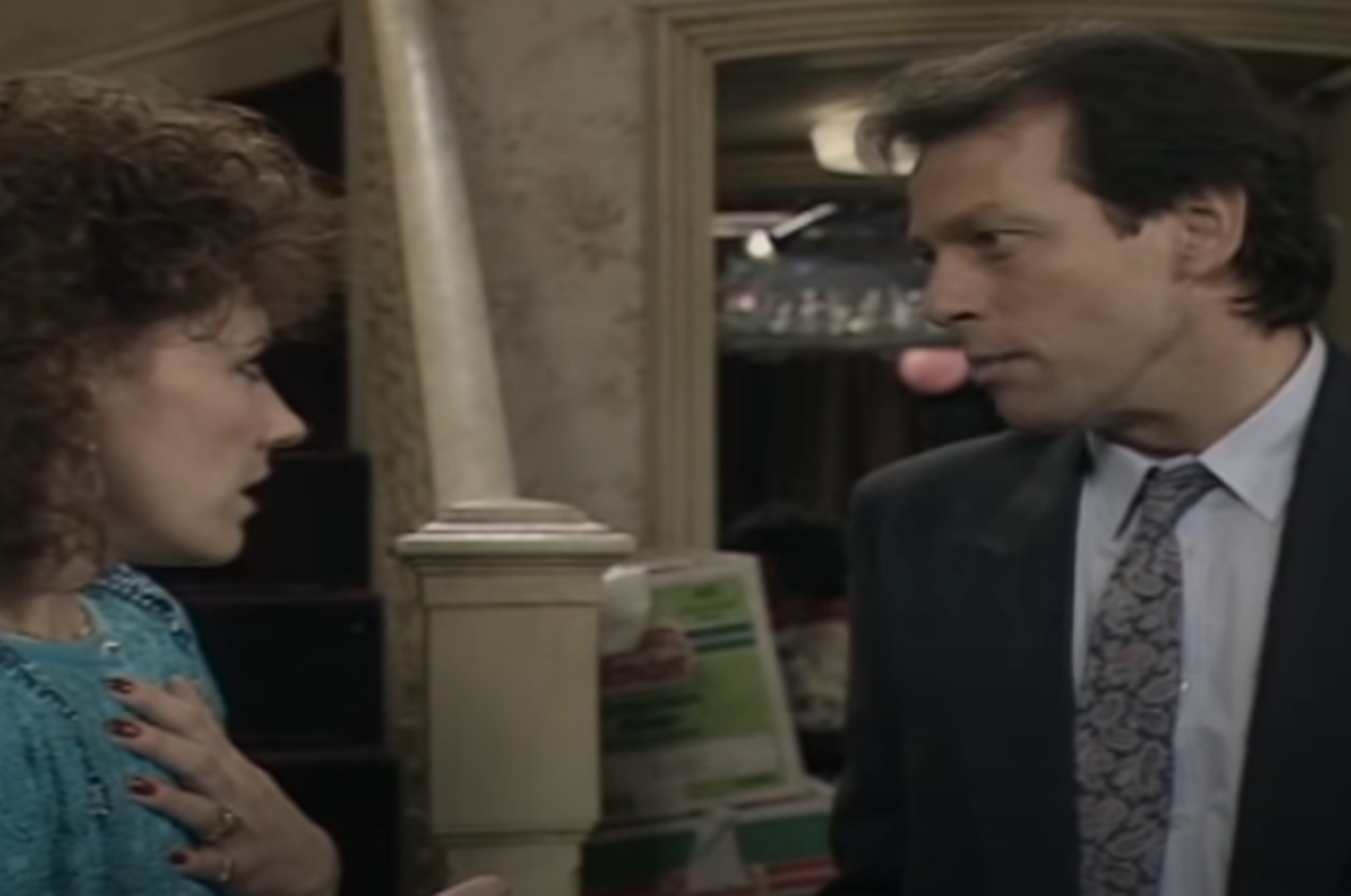 Den served Angie divorce papers on Christmas Day 1986 EastEnders