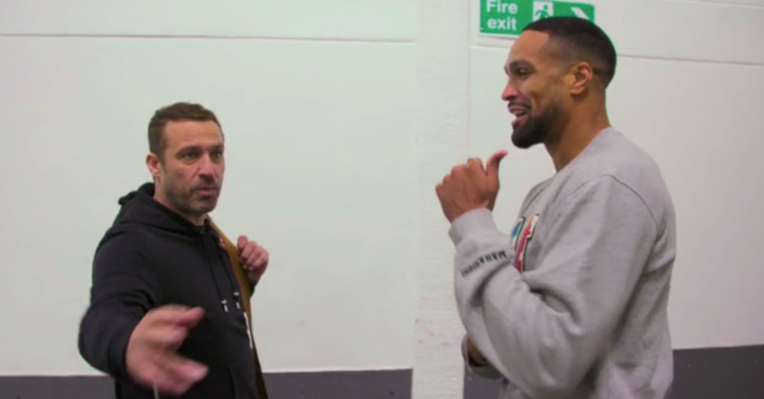 Jamie Lomas and Ashley Banjo on Real Full Monty on Ice 