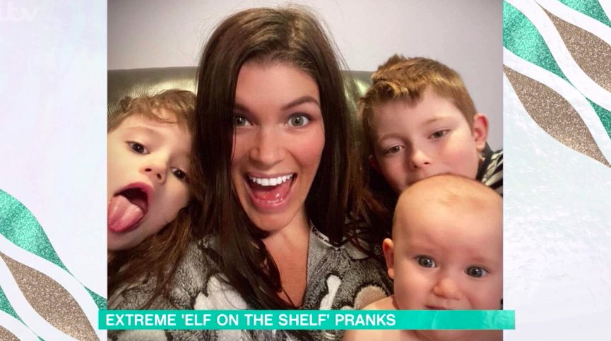 this morning mum elf on the shelf