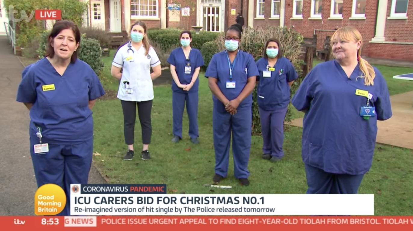 Kate Garraway thanks nurses who looked after he husband