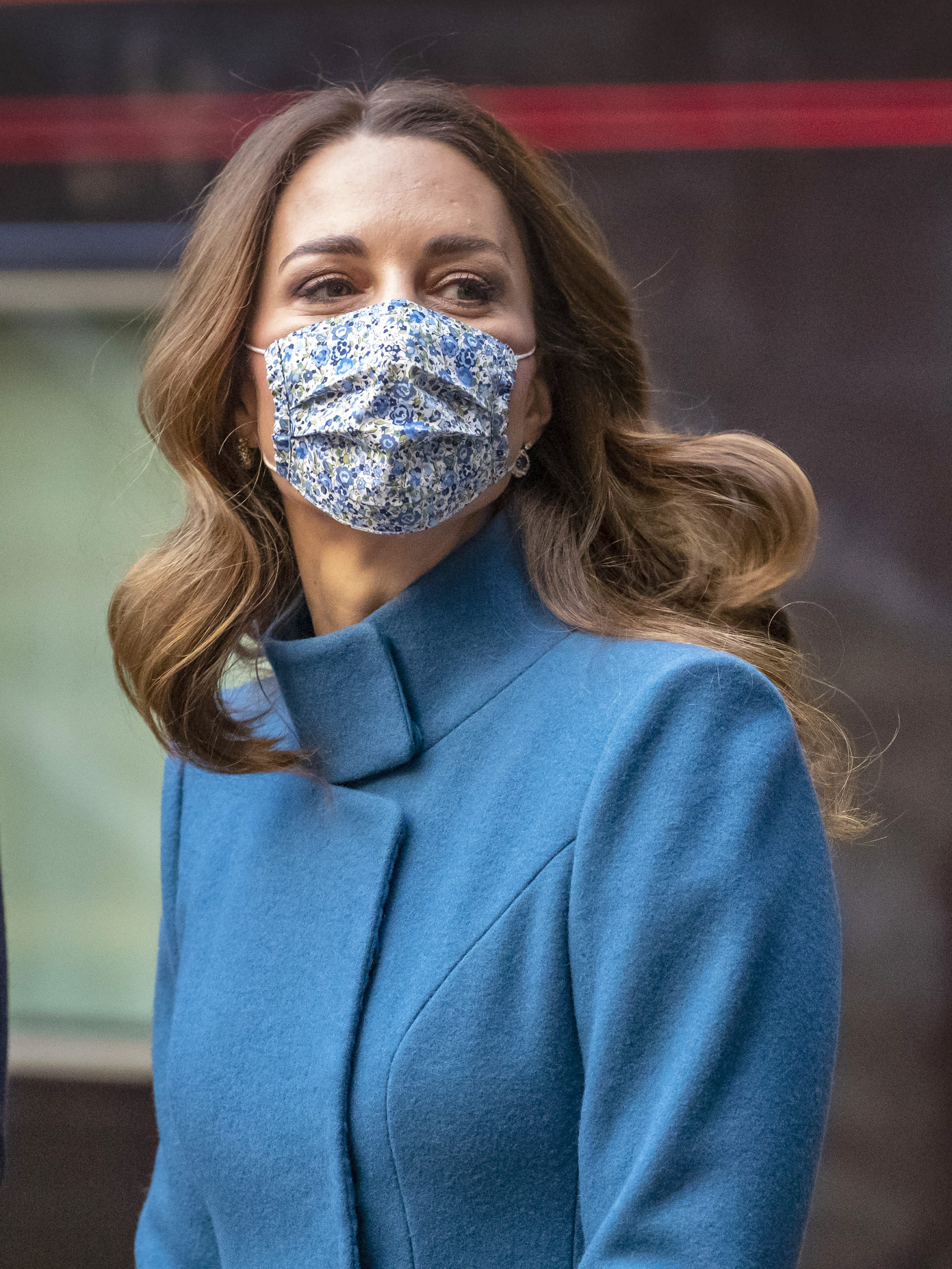 Duchess of Cambridge wearing a mask