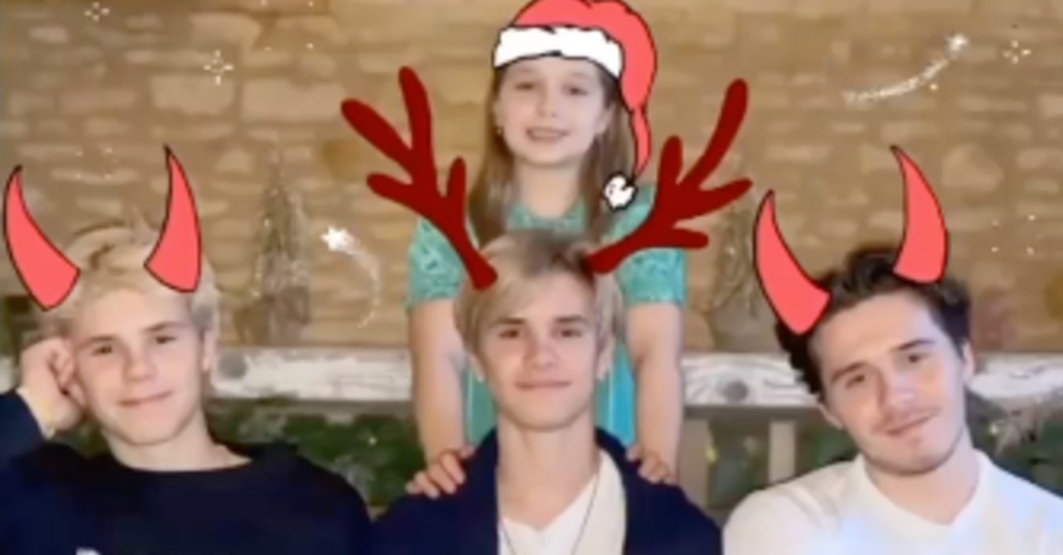 Victoria Beckham Christmas card