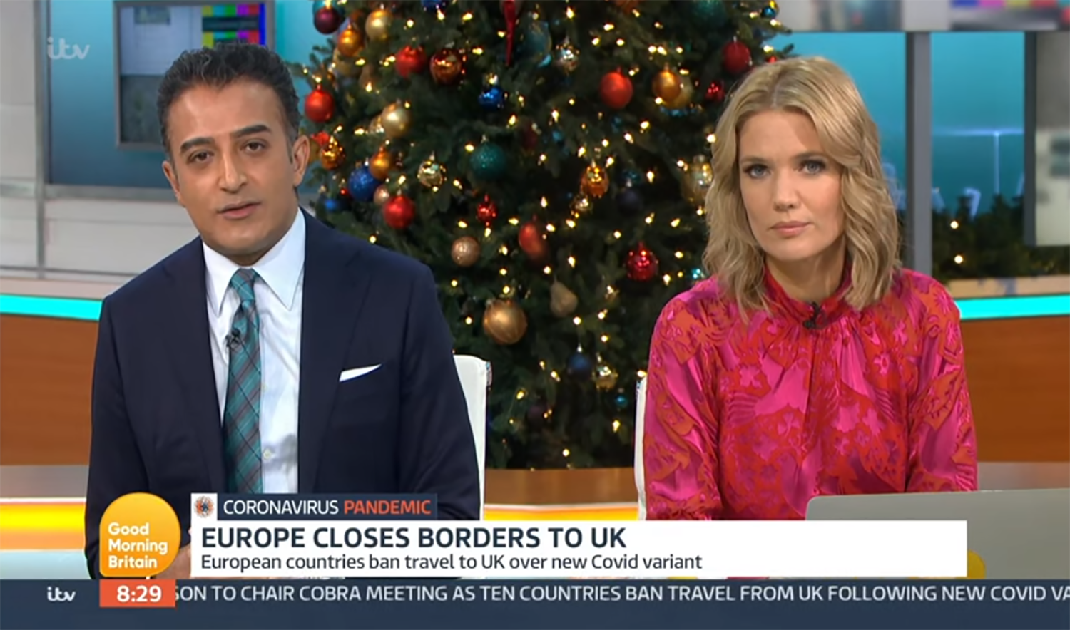Adil Ray and Charlotte Hawkins on Good Morning Britain